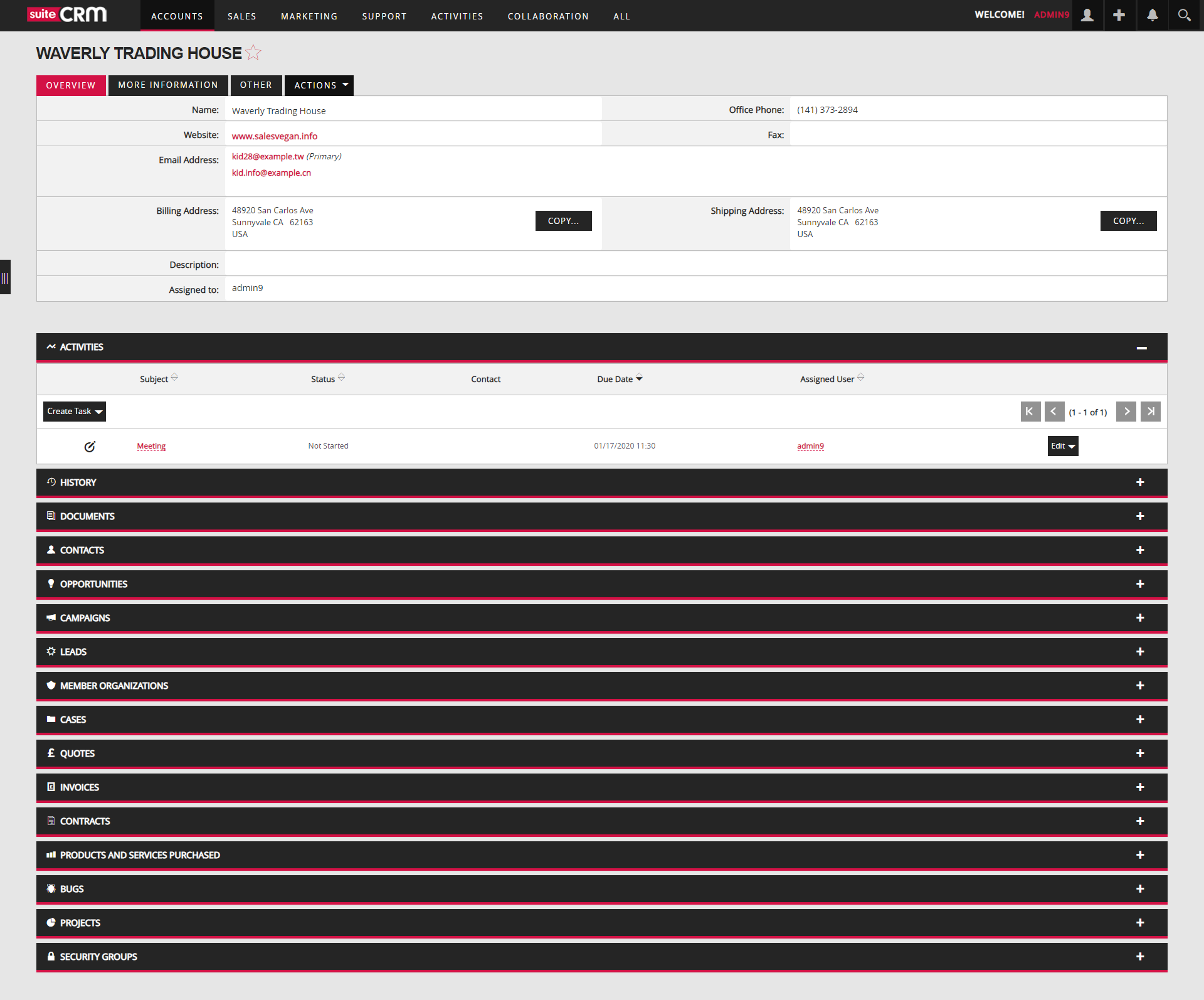 SuiteCRM Custom Theme