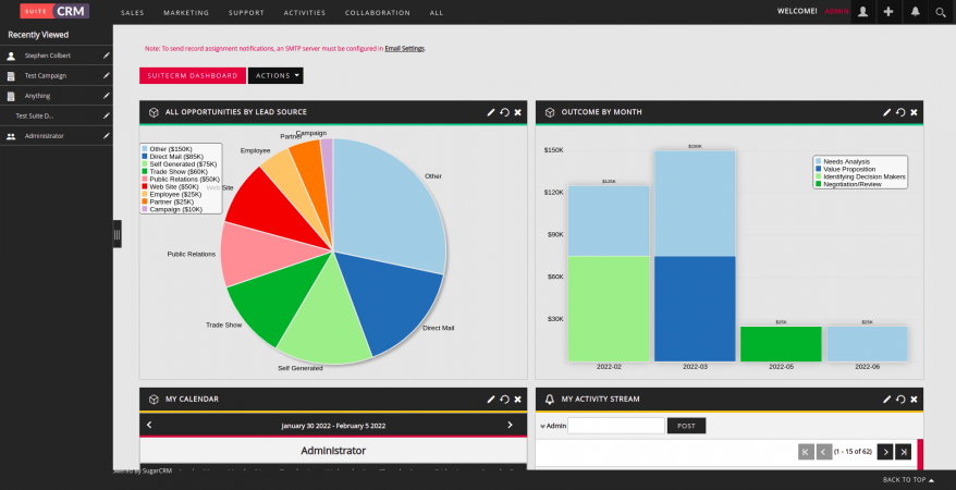 SuiteCRM Theme Customization Services & Free Demo| RT Dynamic